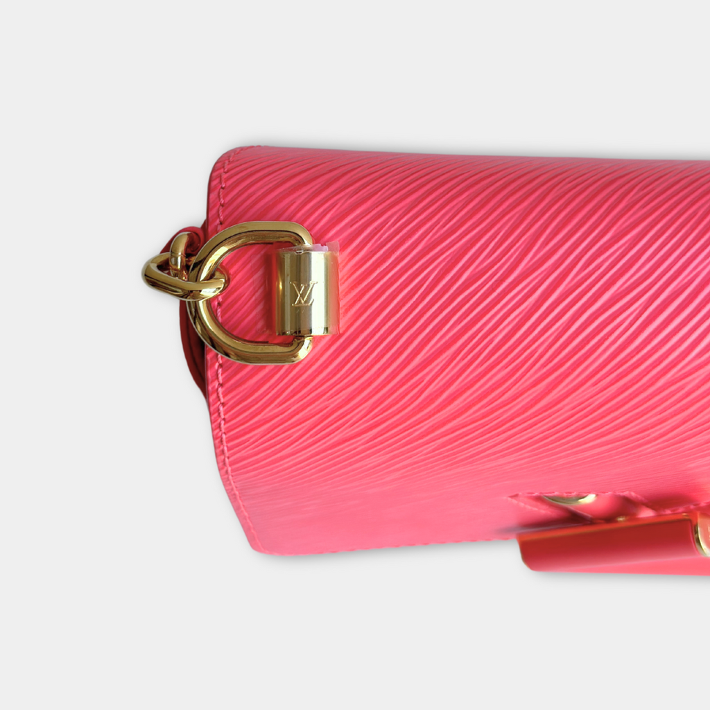 Louis Vuitton Microchipped Epi PM Pink Dragonfruit Twist Shoulder Bag Kelly's Authentic Boutique
