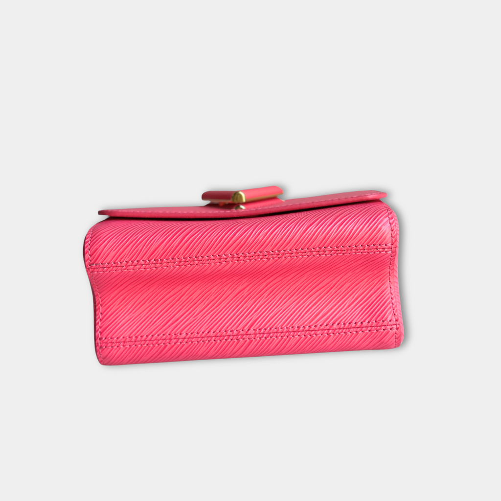 Louis Vuitton Microchipped Epi PM Pink Dragonfruit Twist Shoulder Bag Kelly's Authentic Boutique