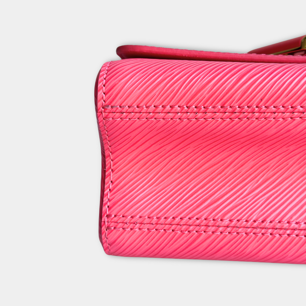 Louis Vuitton Microchipped Epi PM Pink Dragonfruit Twist Shoulder Bag Kelly's Authentic Boutique