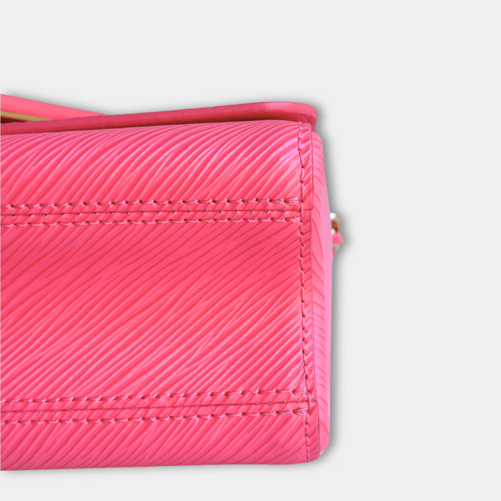 Louis Vuitton Microchipped Epi PM Pink Dragonfruit Twist Shoulder Bag Kelly's Authentic Boutique