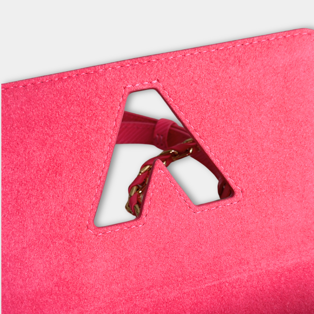 Louis Vuitton Microchipped Epi PM Pink Dragonfruit Twist Shoulder Bag Kelly's Authentic Boutique