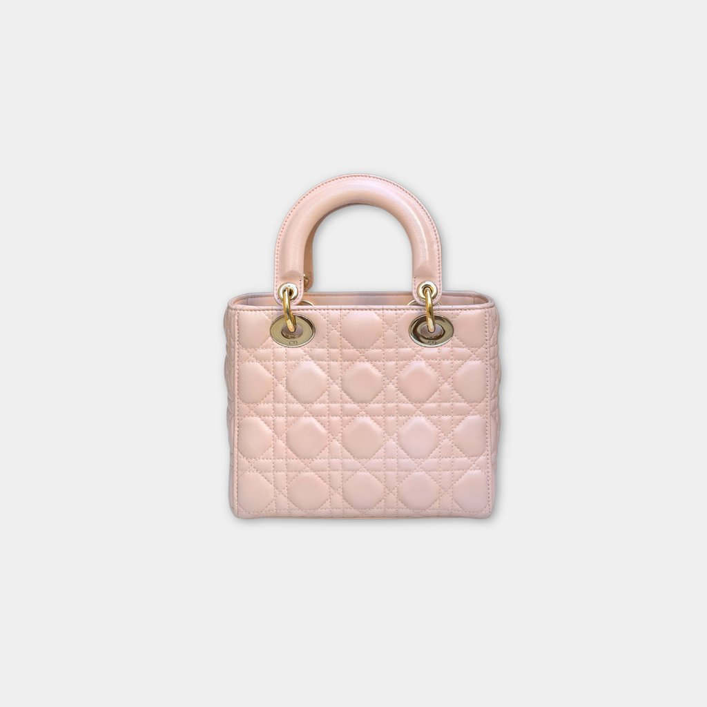 Small Blush Pink My ABCDior Lady Dior Kelly's Authentic Boutique