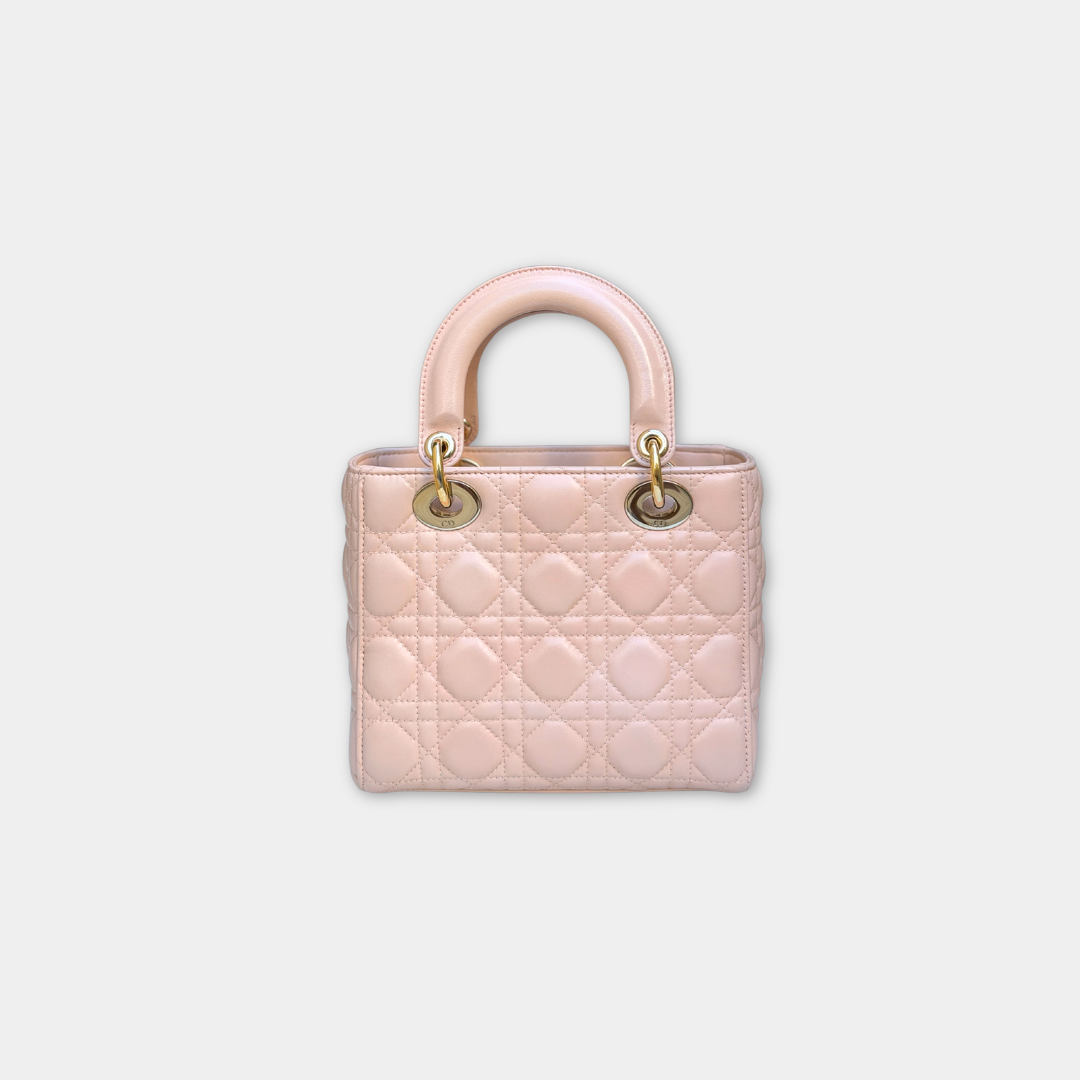 Small Blush Pink My ABCDior Lady Dior Kelly's Authentic Boutique