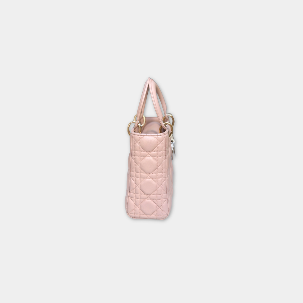 Small Blush Pink My ABCDior Lady Dior Kelly's Authentic Boutique