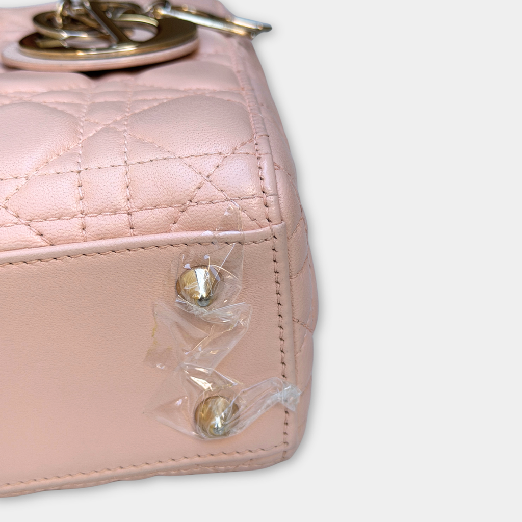 Small Blush Pink My ABCDior Lady Dior Kelly's Authentic Boutique