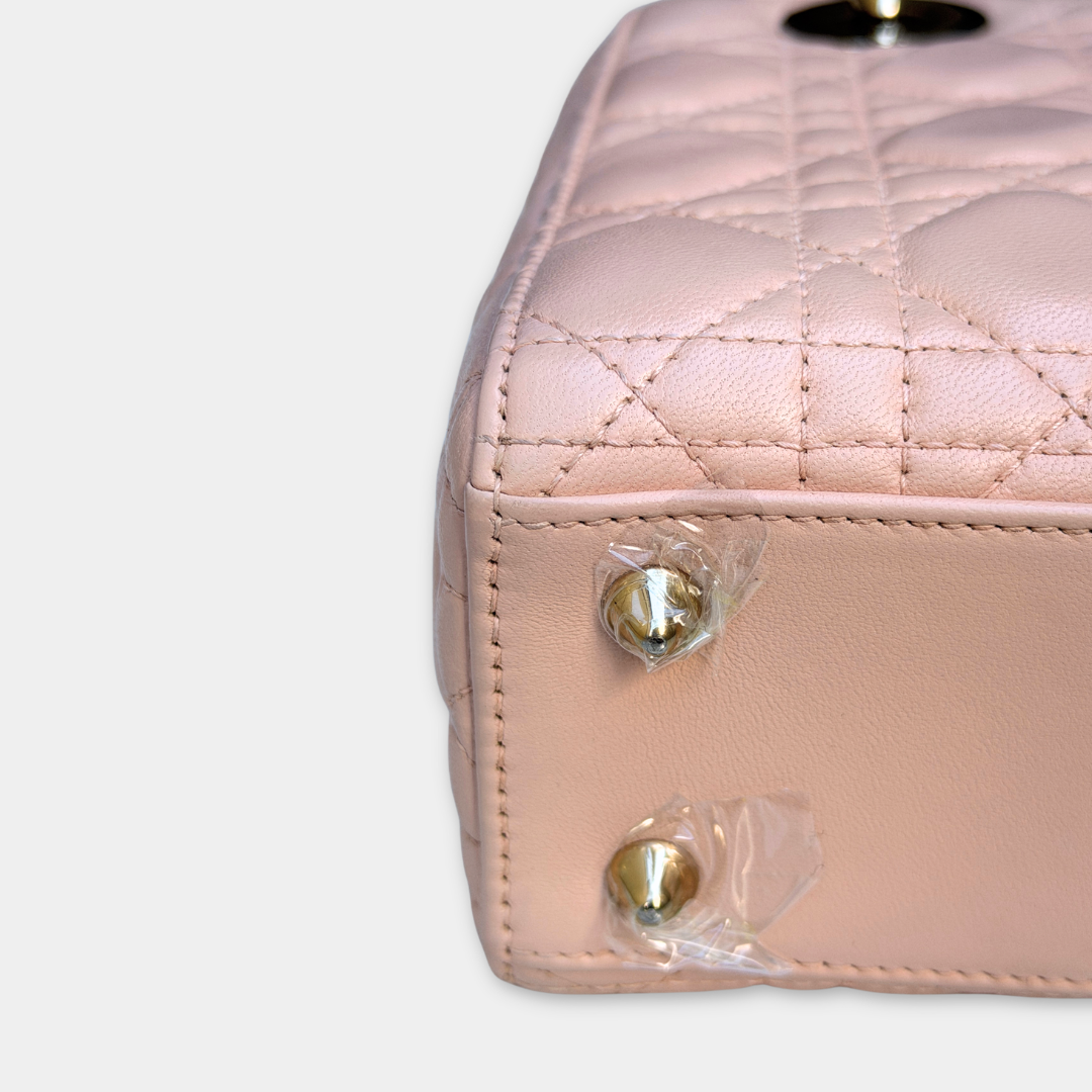 Small Blush Pink My ABCDior Lady Dior Kelly's Authentic Boutique