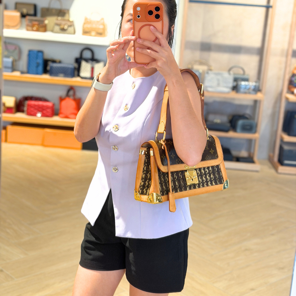 Limited Louis Vuitton Tweedy Rabat Shoulder Bag Kelly's Authentic Boutique
