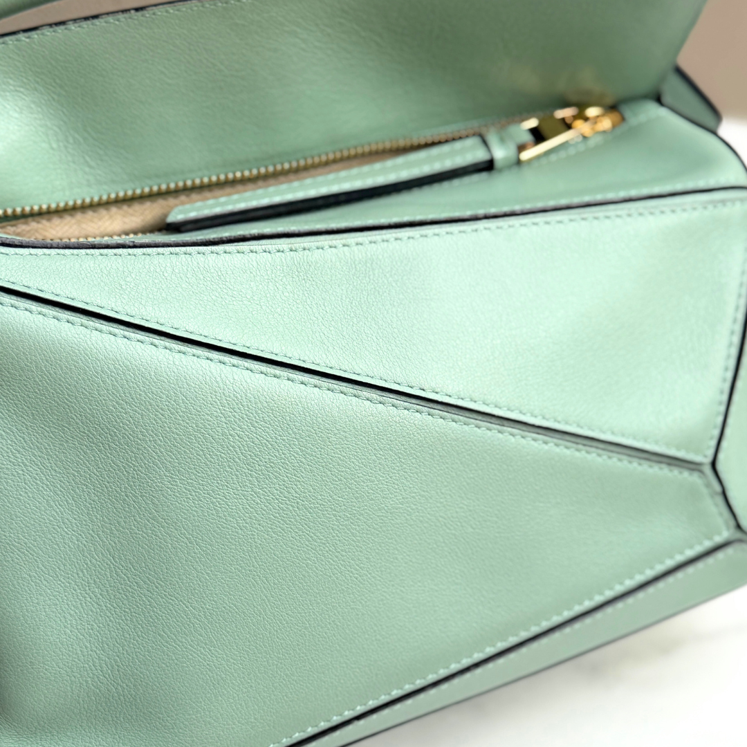 Loewe Small Mint Puzzle Bag Kelly's Authentic Boutique