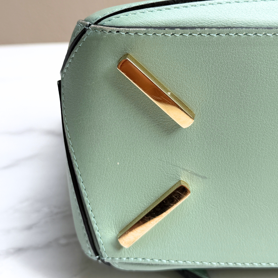 Loewe Small Mint Puzzle Bag Kelly's Authentic Boutique
