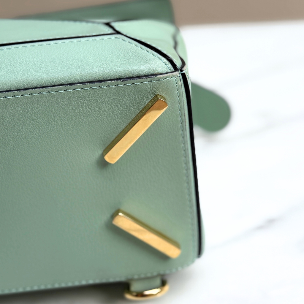 Loewe Small Mint Puzzle Bag Kelly's Authentic Boutique
