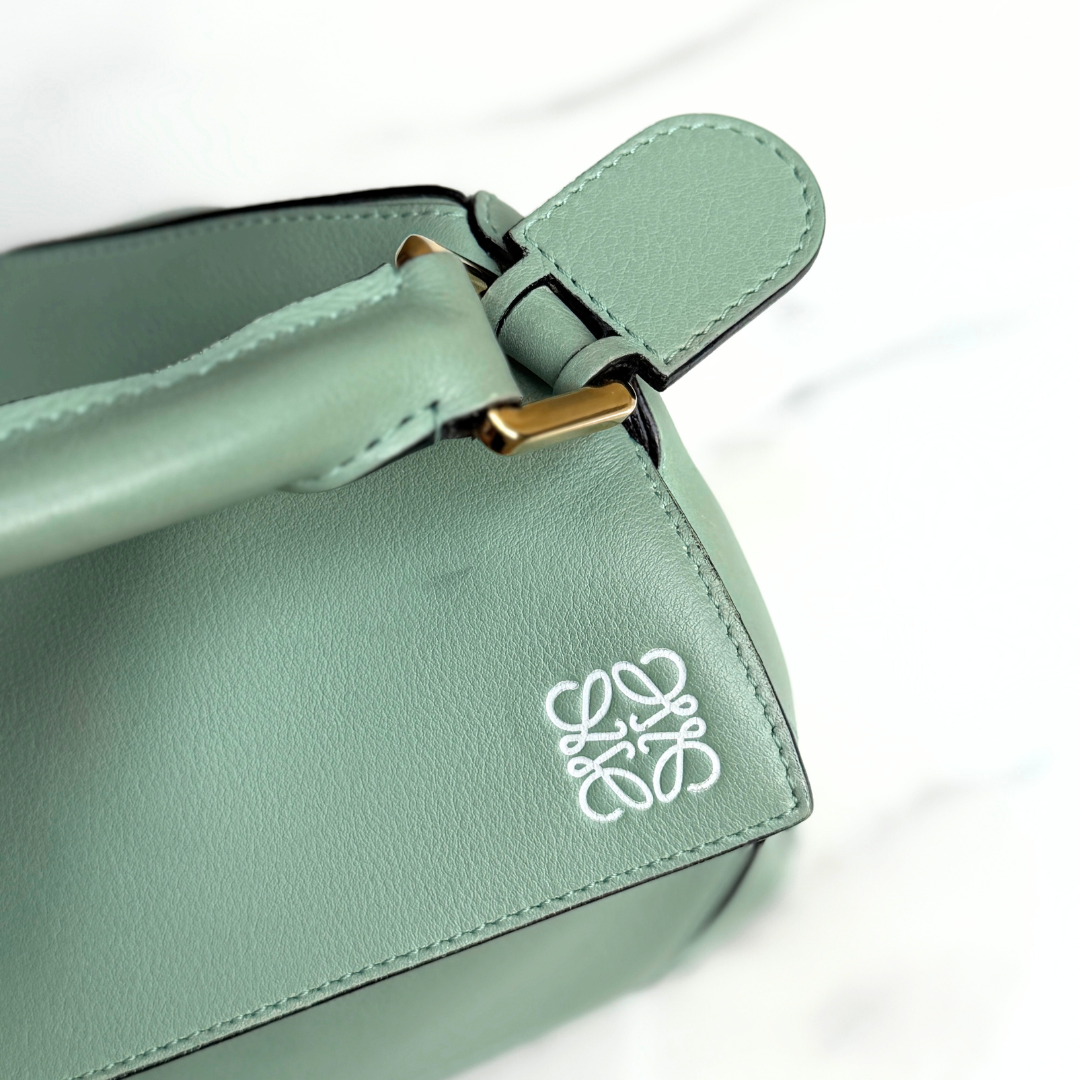 Loewe Small Mint Puzzle Bag Kelly's Authentic Boutique