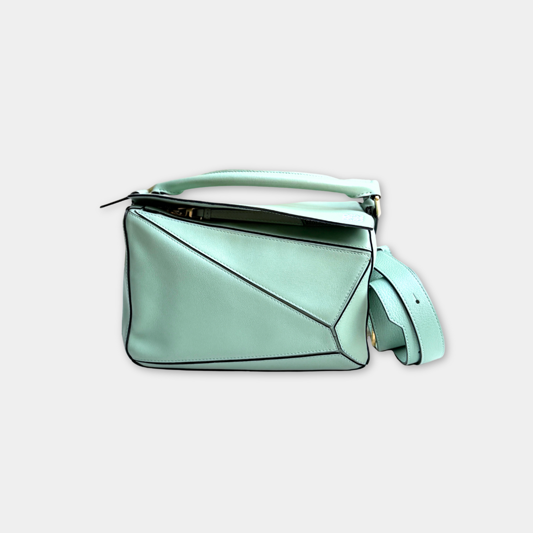 Loewe Small Mint Puzzle Bag Kelly's Authentic Boutique