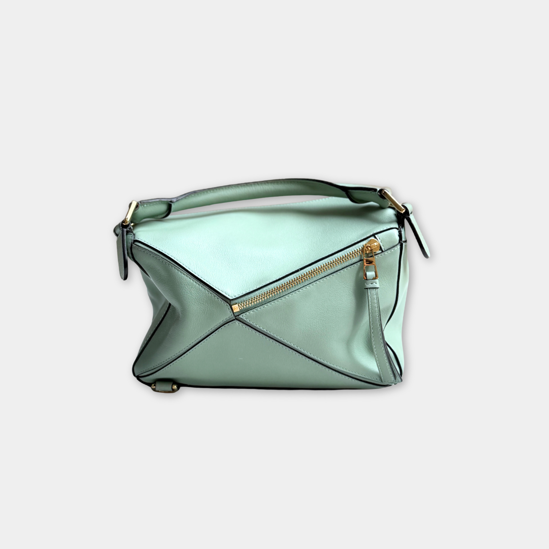 Loewe Small Mint Puzzle Bag Kelly's Authentic Boutique