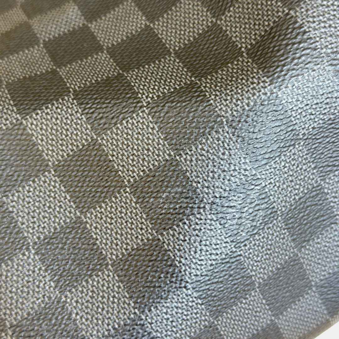 Louis Vuitton Damier Graphite Canvas Keepall Bandouliere 55 with Strap (has initials) Kelly's Authentic Boutique