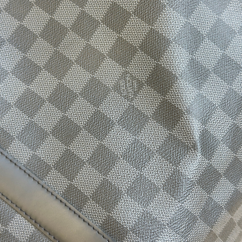 Louis Vuitton Damier Graphite Canvas Keepall Bandouliere 55 with Strap (has initials) Kelly's Authentic Boutique