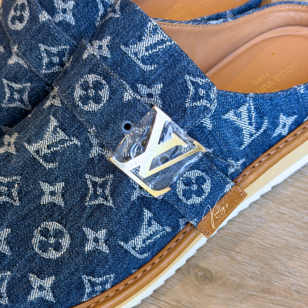 Louis Vuitton Denim Comfort Clog Kelly's Authentic Boutique
