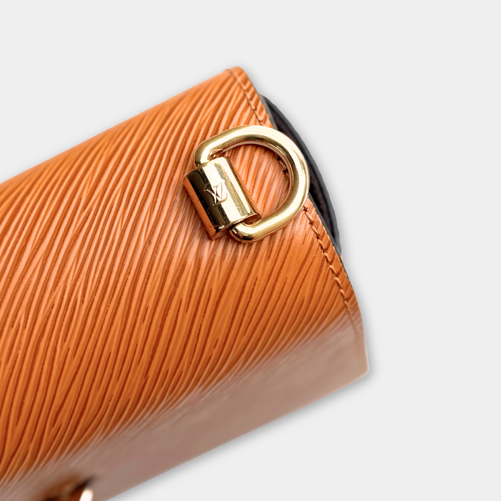 Louis Vuitton Gold Miel Brown Twist MM Bag Kelly's Authentic Boutique