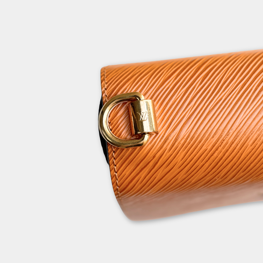 Louis Vuitton Gold Miel Brown Twist MM Bag Kelly's Authentic Boutique