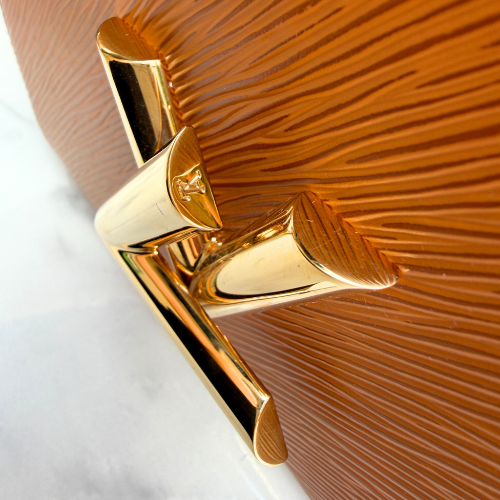 Louis Vuitton Gold Miel Brown Twist MM Bag Kelly's Authentic Boutique