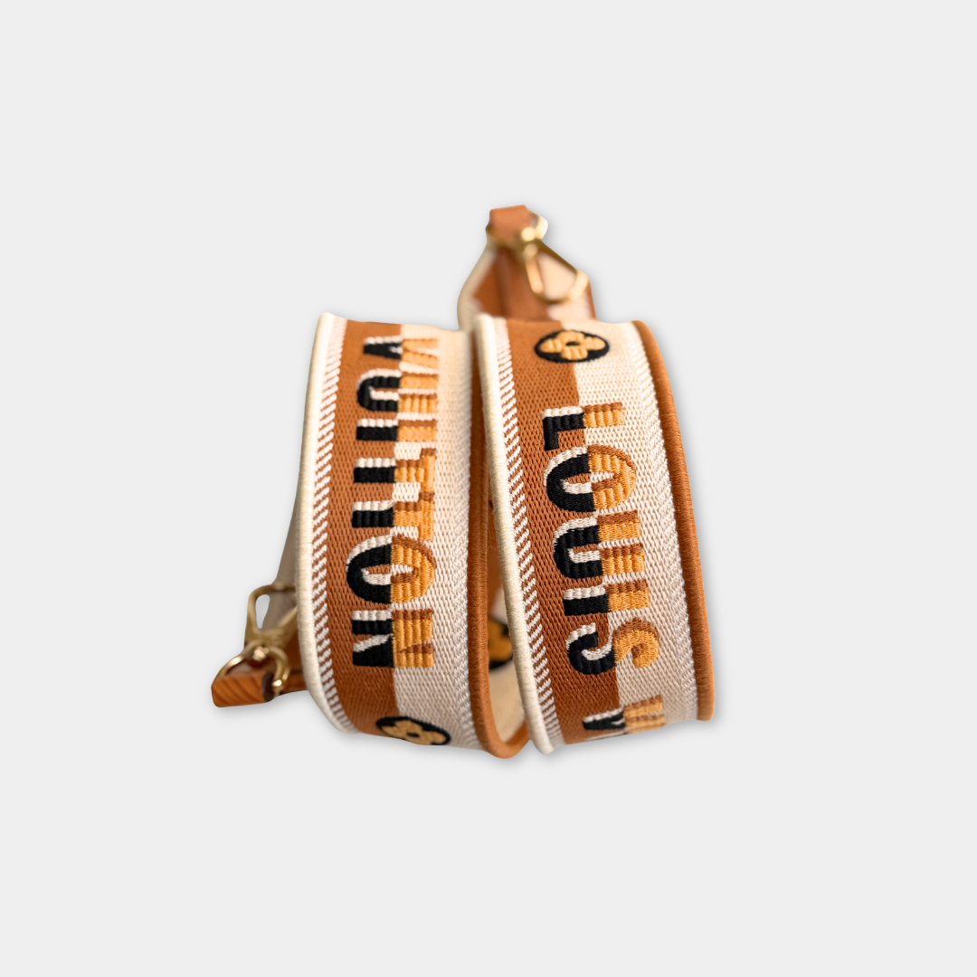 Louis Vuitton Gold Miel Brown Twist MM Bag Kelly's Authentic Boutique