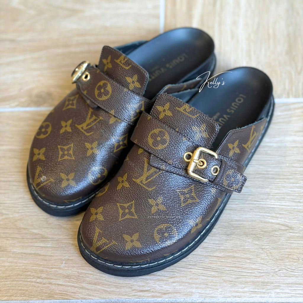 Louis Vuitton Monogram Cosy Comfort Clog Kelly's Authentic Boutique