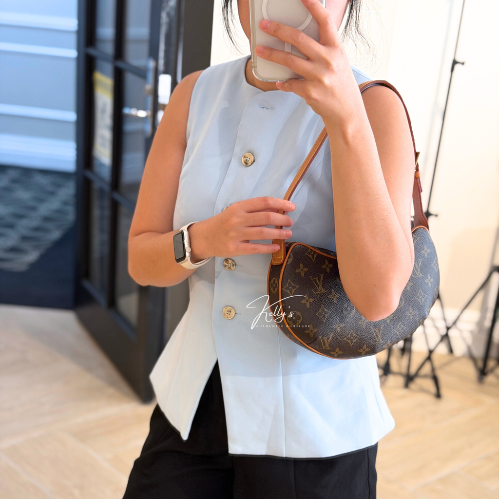 Louis Vuitton Monogram Croissant PM Shoulder Bag Kelly's Authentic Boutique