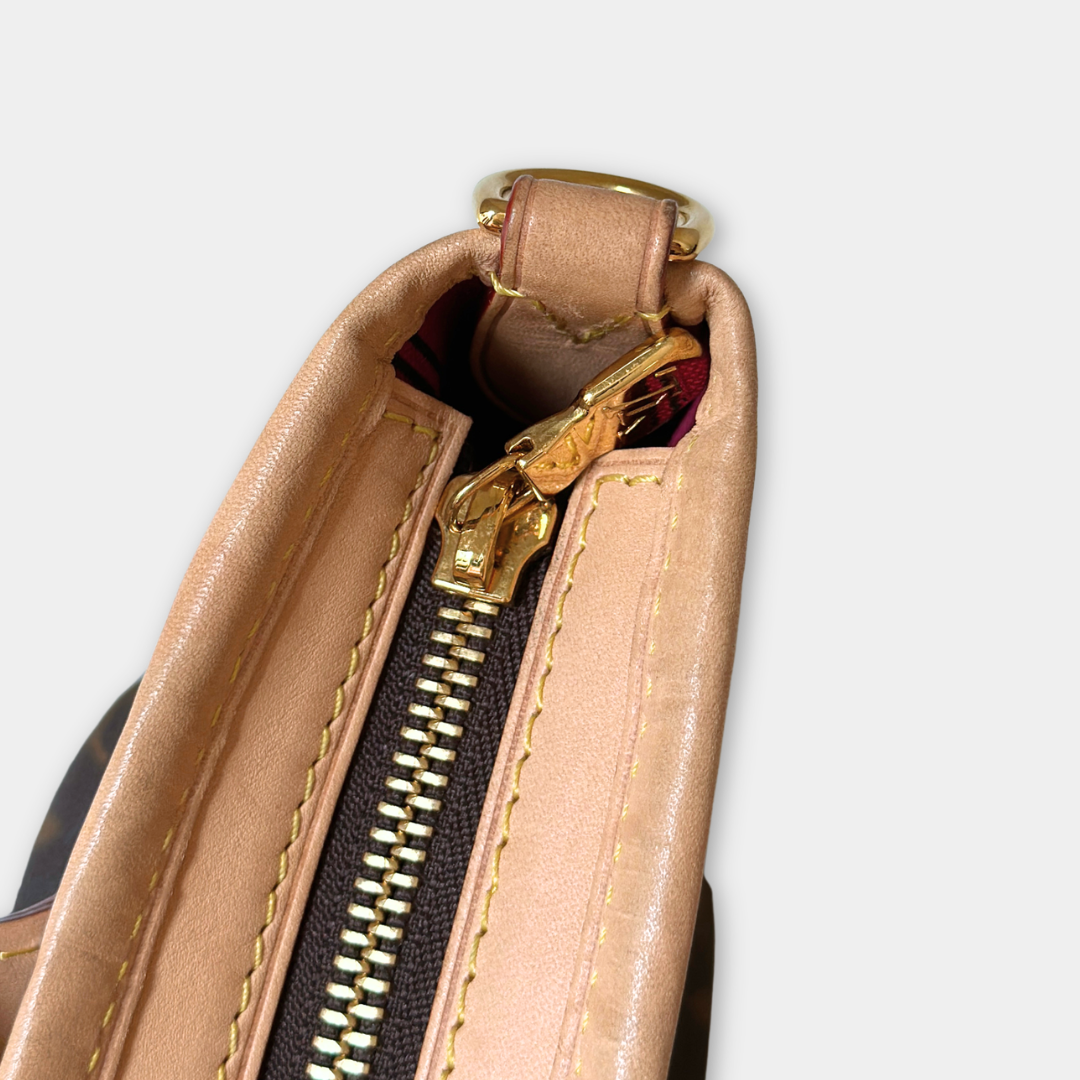 Louis Vuitton Microchip Monogram Neverfull BB Rose Peony Kelly's Authentic Boutique