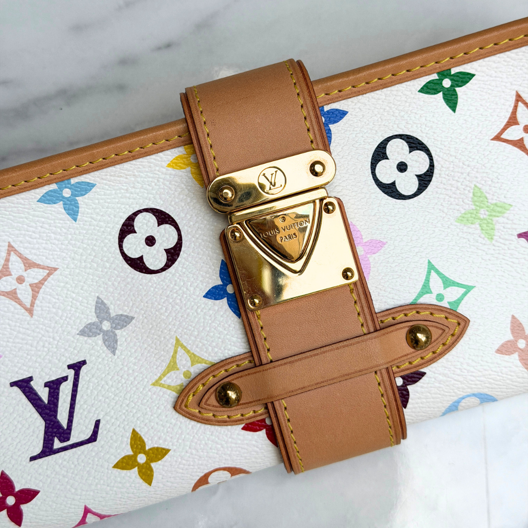 Louis Vuitton White Multicolore Shirley Shoulder Bag Kelly's Authentic Boutique