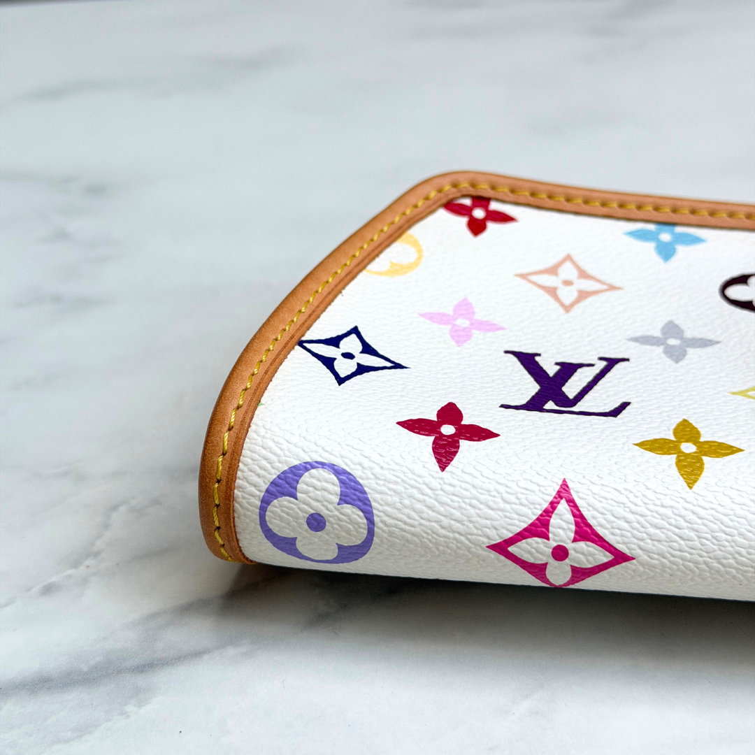 Louis Vuitton White Multicolore Shirley Shoulder Bag Kelly's Authentic Boutique