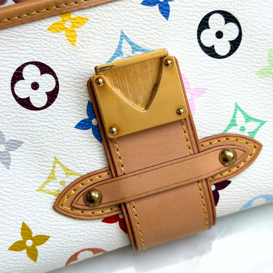 Louis Vuitton White Multicolore Shirley Shoulder Bag Kelly's Authentic Boutique