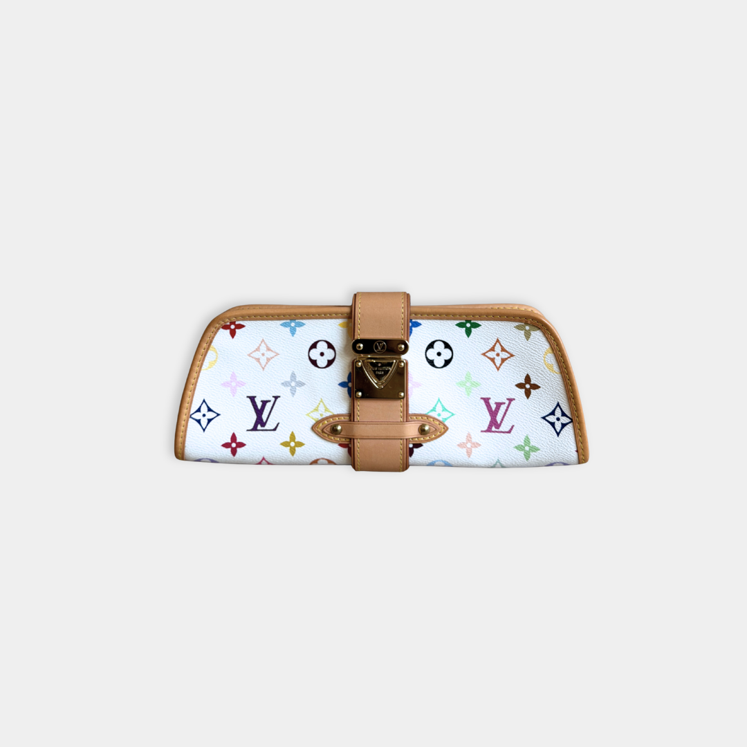 Louis Vuitton White Multicolore Shirley Shoulder Bag Kelly's Authentic Boutique