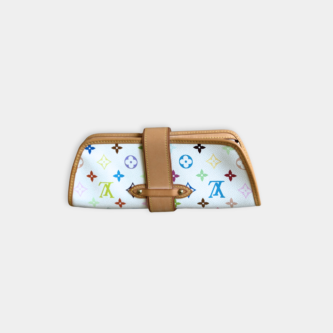 Louis Vuitton White Multicolore Shirley Shoulder Bag Kelly's Authentic Boutique