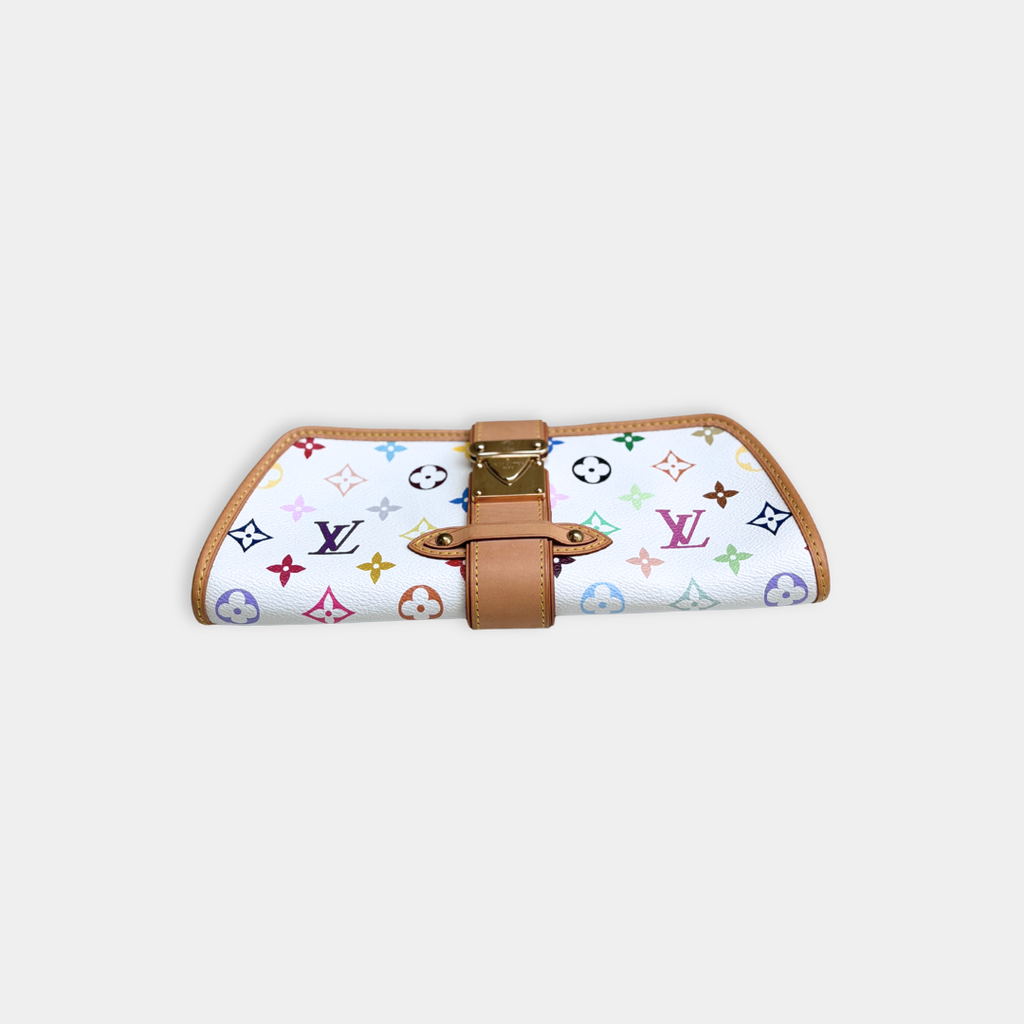Louis Vuitton White Multicolore Shirley Shoulder Bag Kelly's Authentic Boutique