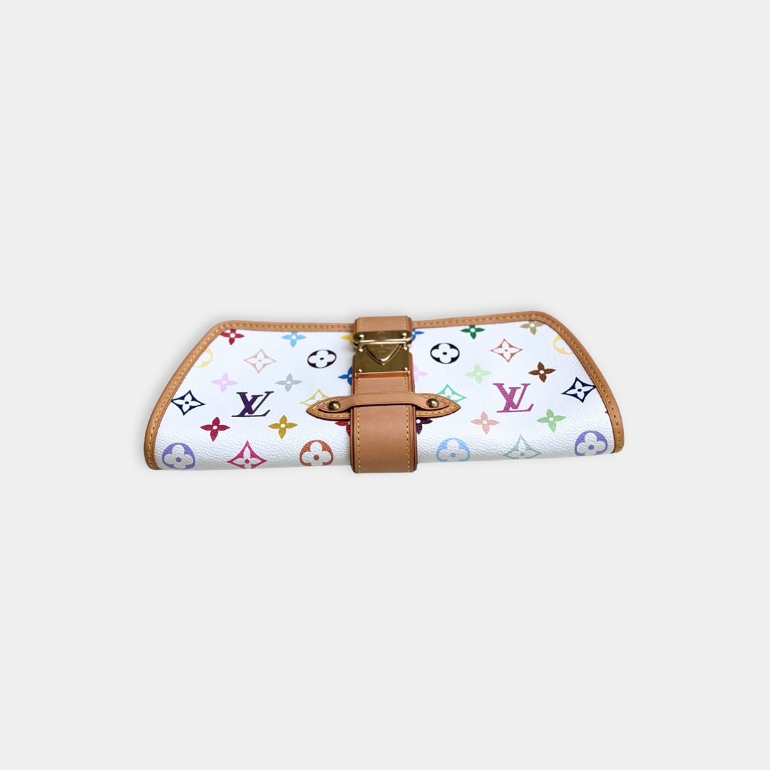 Louis Vuitton White Multicolore Shirley Shoulder Bag Kelly's Authentic Boutique