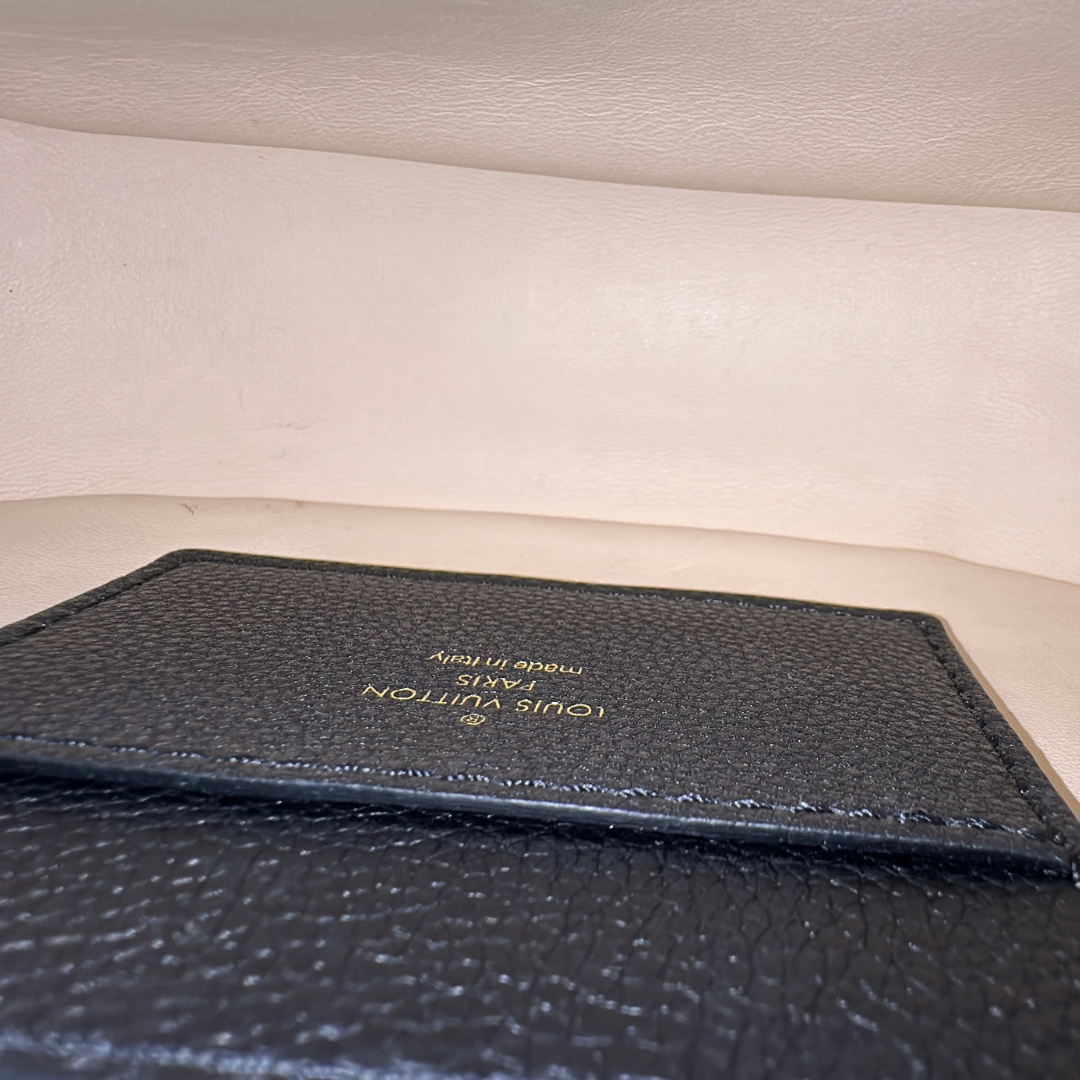 Louis Vuitton Microchipped Black Pont 9 Soft PM Kelly's Authentic Boutique