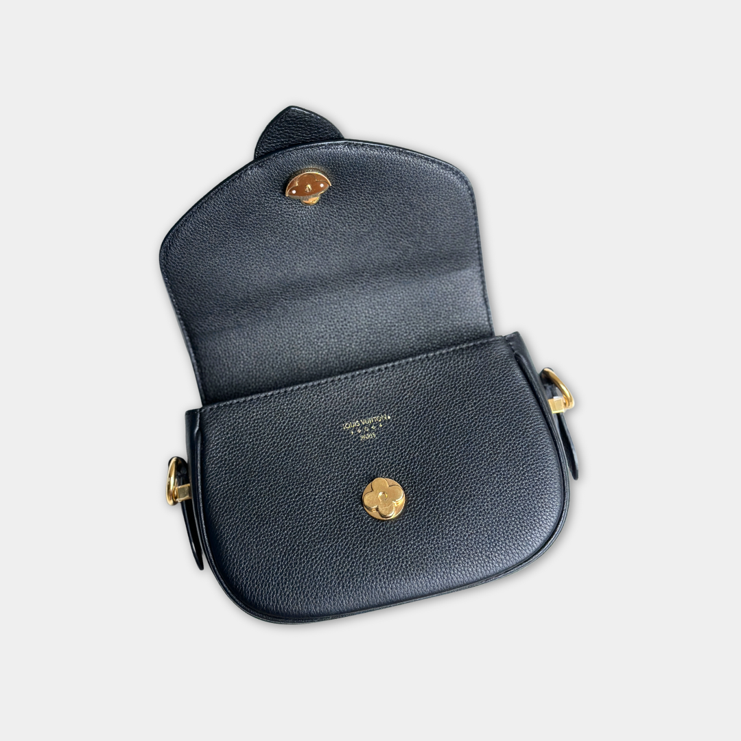 Louis Vuitton Microchipped Black Pont 9 Soft PM Kelly's Authentic Boutique