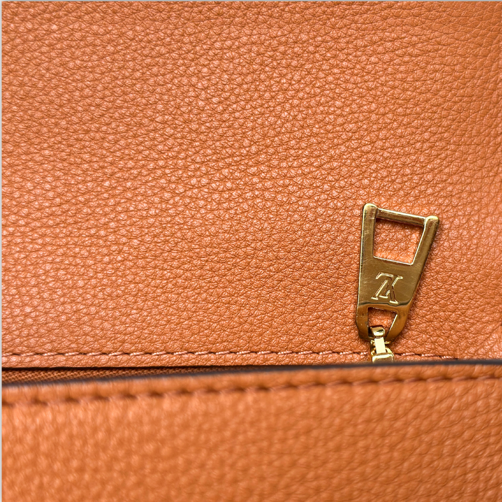 Louis Vuitton Microchipped Caramel Tan Pont 9 Soft MM Kelly's Authentic Boutique