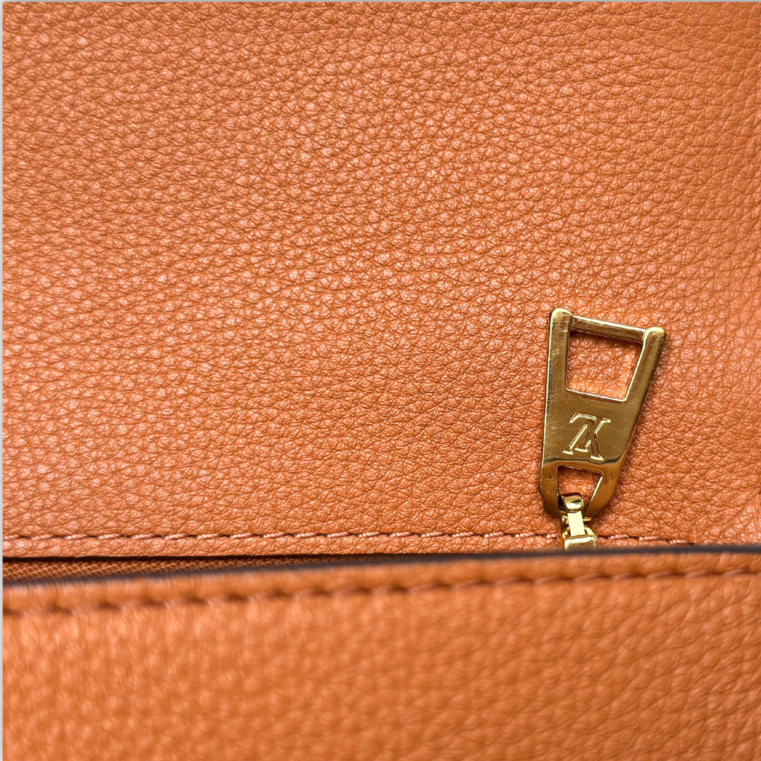 Louis Vuitton Microchipped Caramel Tan Pont 9 Soft MM Kelly's Authentic Boutique