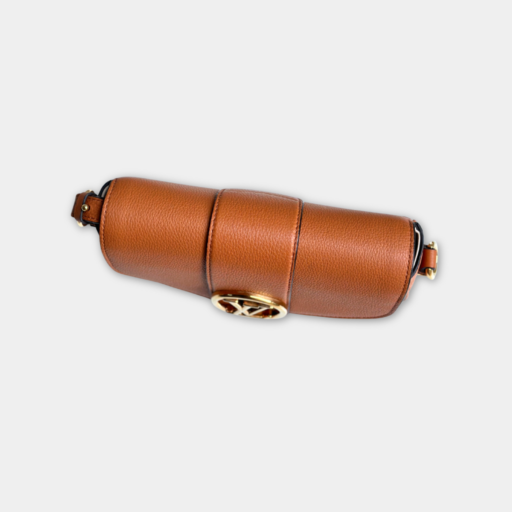 Louis Vuitton Microchipped Caramel Tan Pont 9 Soft MM Kelly's Authentic Boutique