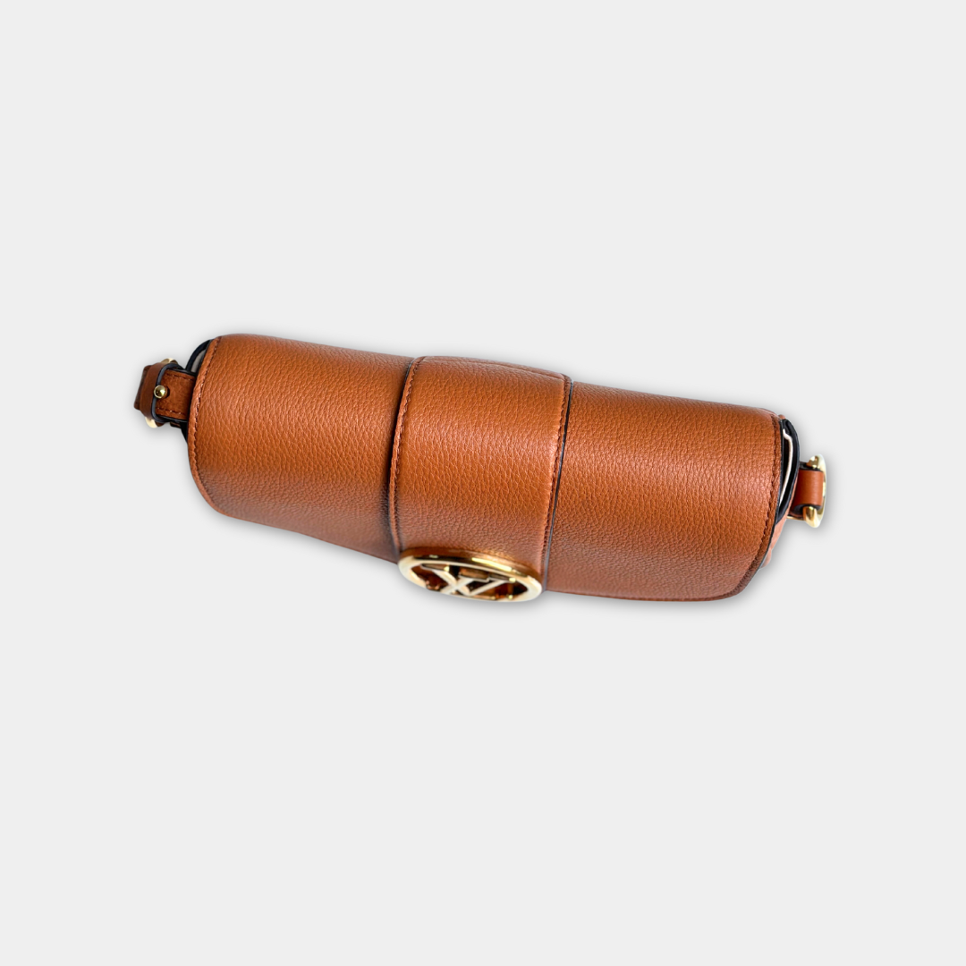 Louis Vuitton Microchipped Caramel Tan Pont 9 Soft MM Kelly's Authentic Boutique