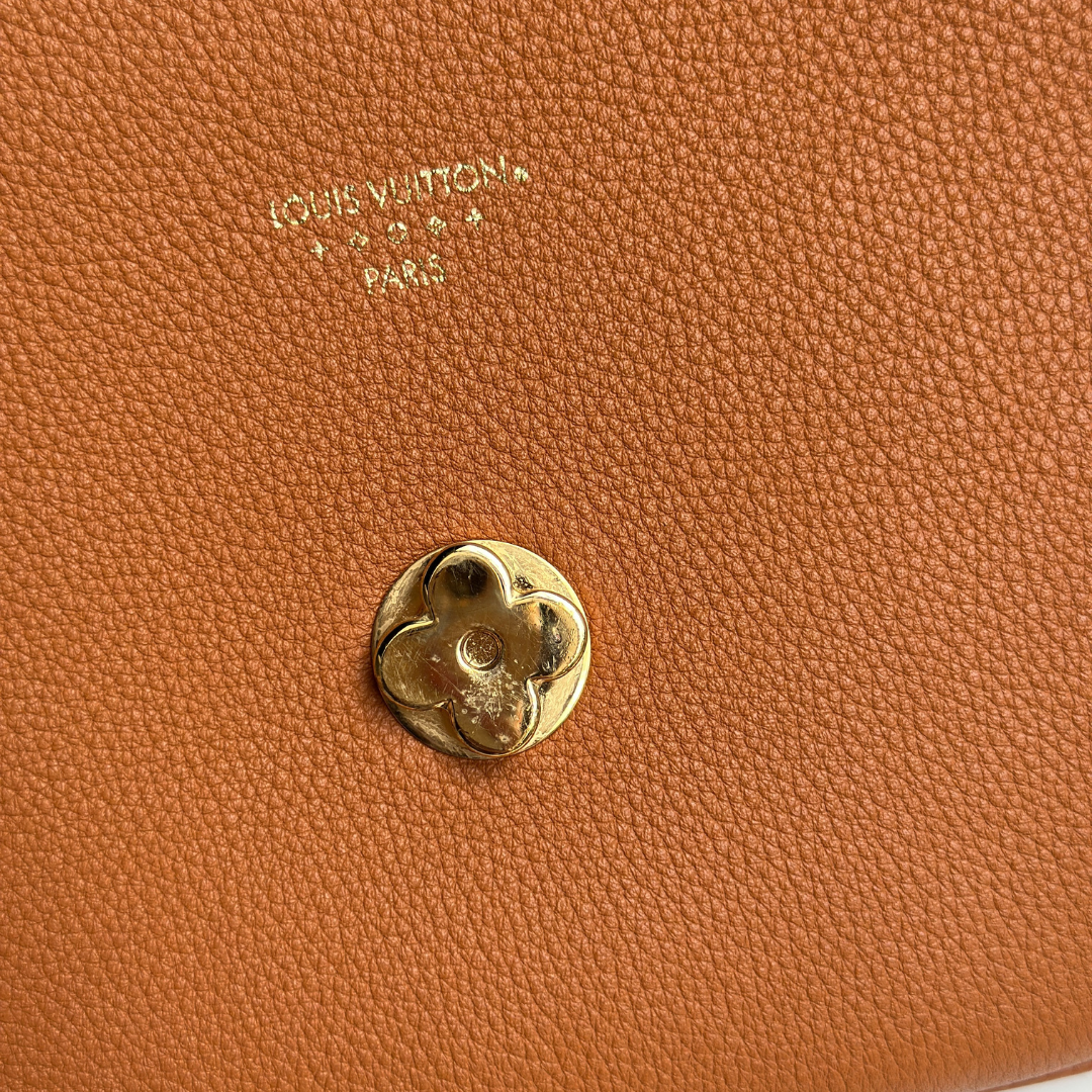 Louis Vuitton Microchipped Caramel Tan Pont 9 Soft MM Kelly's Authentic Boutique