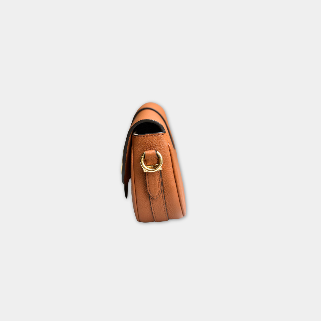 Louis Vuitton Microchipped Caramel Tan Pont 9 Soft MM Kelly's Authentic Boutique