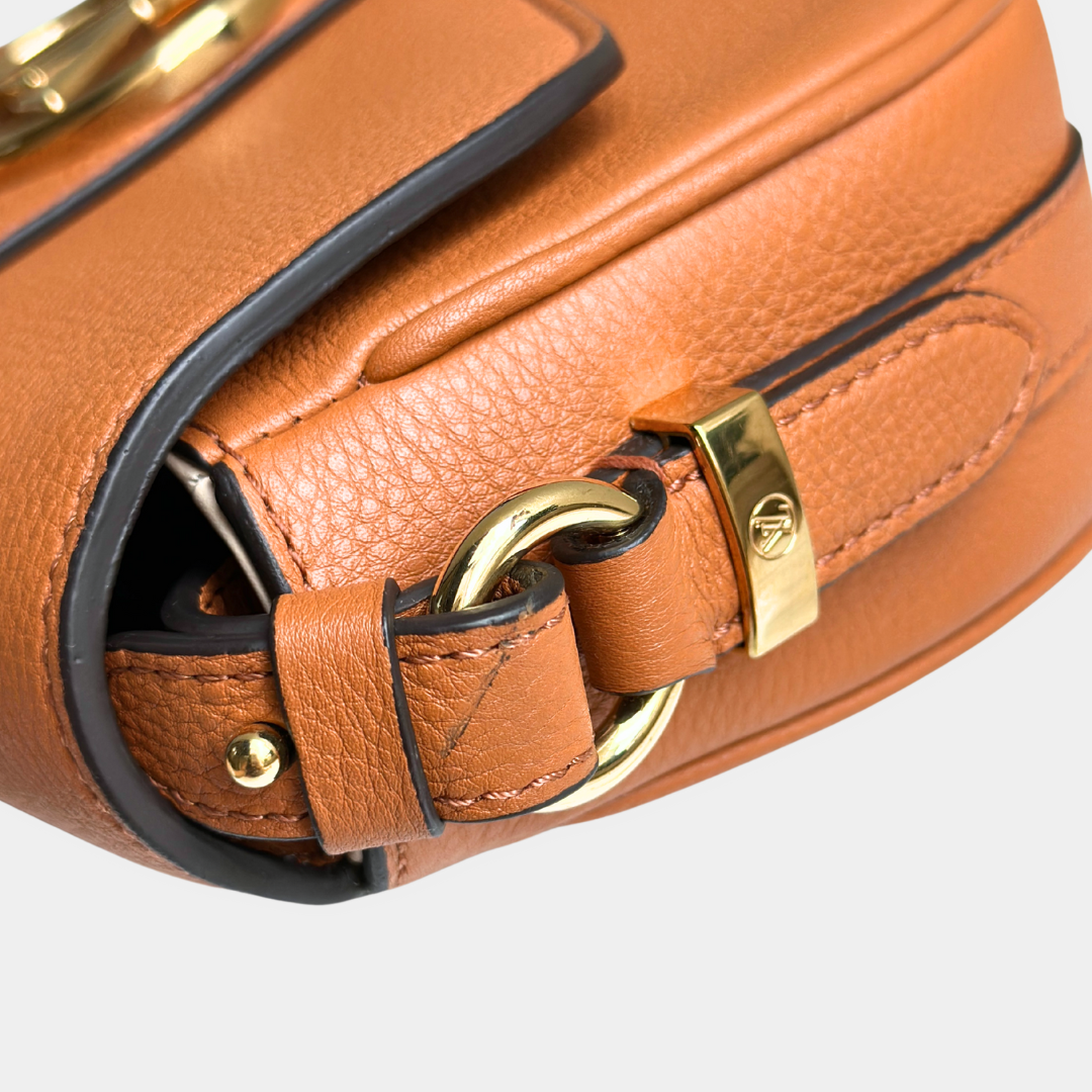 Louis Vuitton Microchipped Caramel Tan Pont 9 Soft MM Kelly's Authentic Boutique