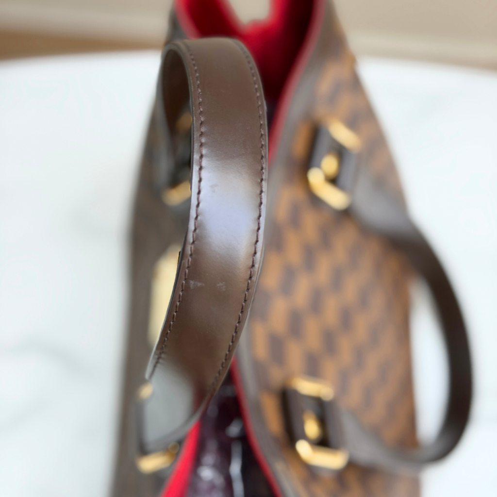 Louis Vuitton Damier Ebene Hampstead PM Tote Kelly's Authentic Boutique