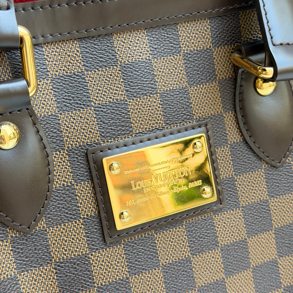 Louis Vuitton Damier Ebene Hampstead PM Tote Kelly's Authentic Boutique