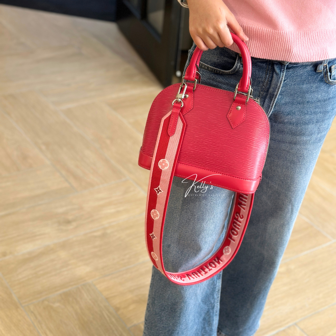 Louis Vuitton Rose Pond Epi Alma BB Kelly's Authentic Boutique