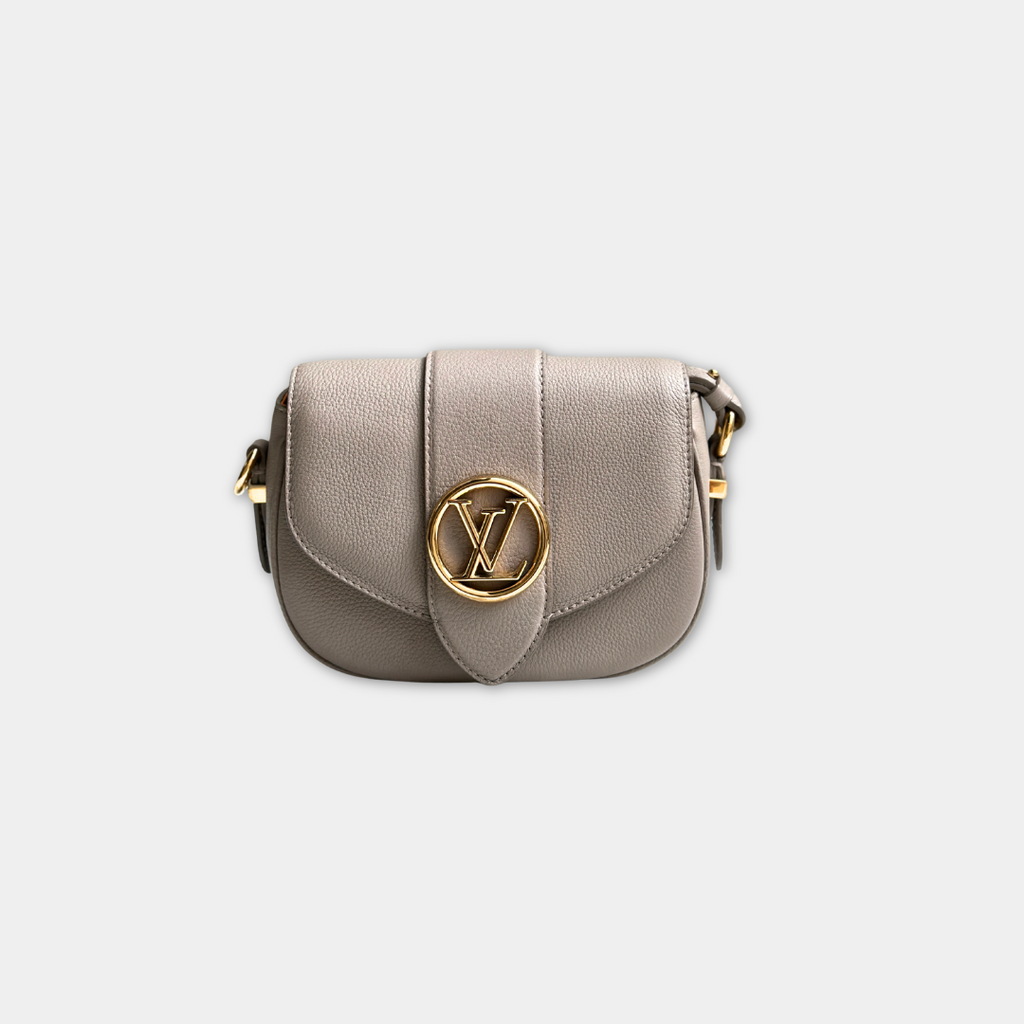 Louis Vuitton Microchipped Grey Pont 9 Soft PM Kelly's Authentic Boutique