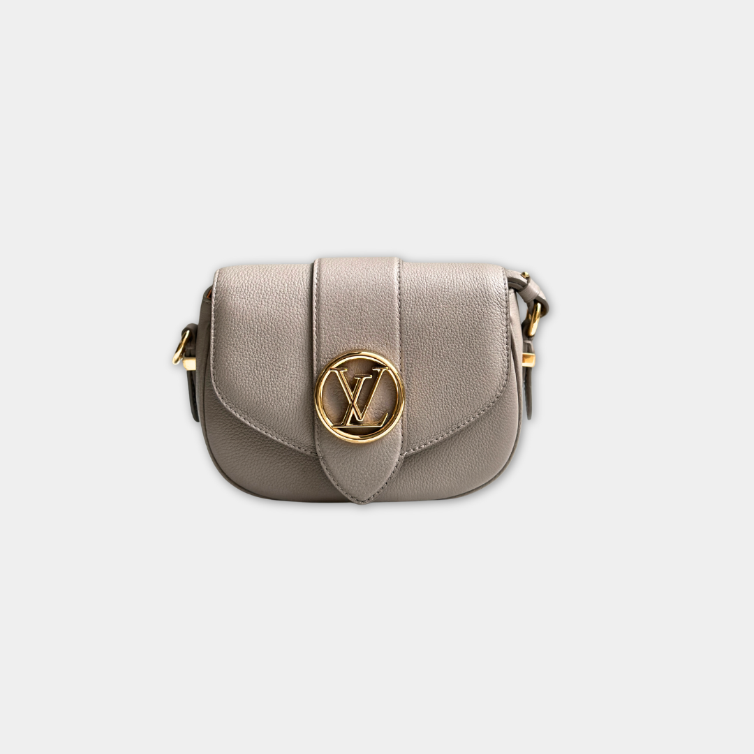 Louis Vuitton Microchipped Grey Pont 9 Soft PM Kelly's Authentic Boutique
