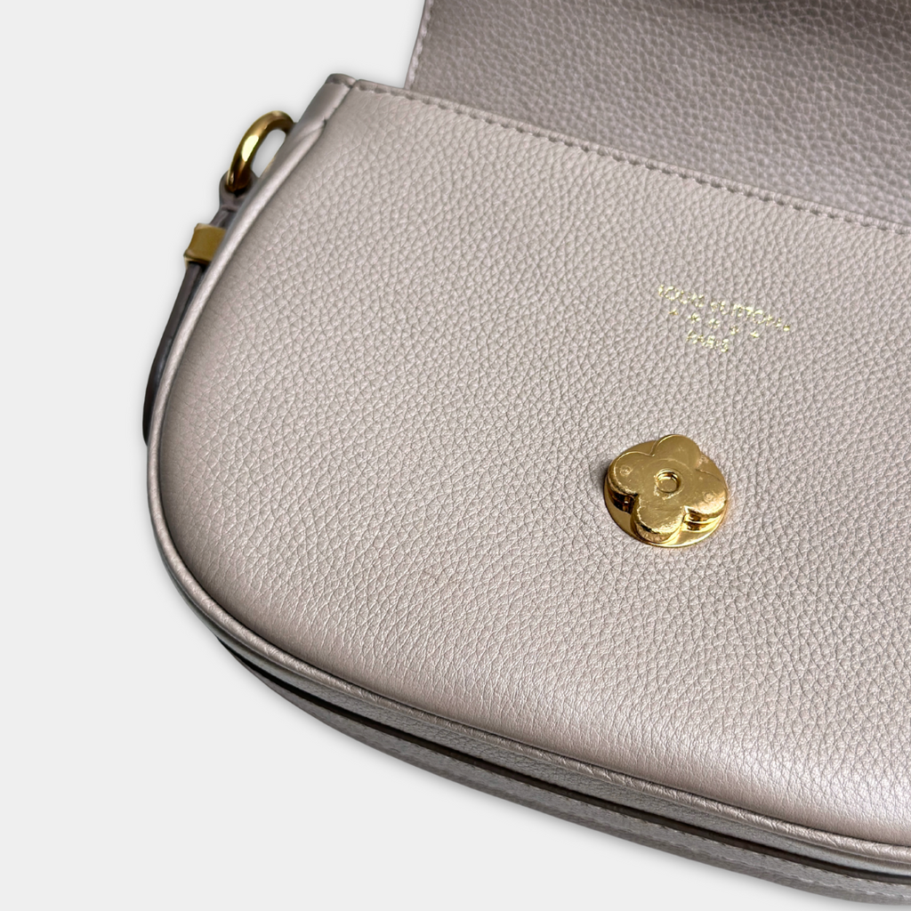 Louis Vuitton Microchipped Grey Pont 9 Soft PM Kelly's Authentic Boutique