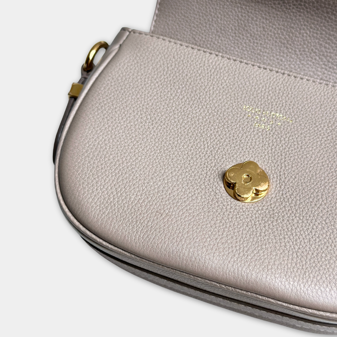 Louis Vuitton Microchipped Grey Pont 9 Soft PM Kelly's Authentic Boutique